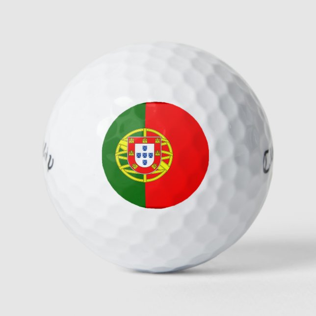 Portuguese flag     golf balls (Front)