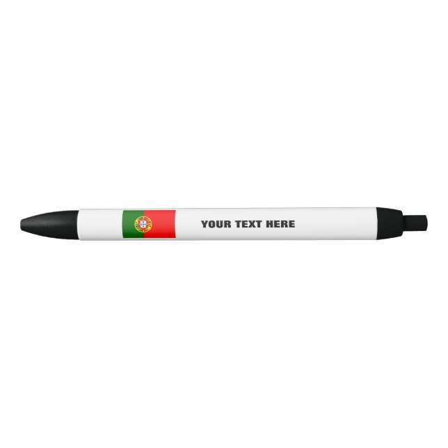 Portuguese flag pen with custom promotional text (Front)