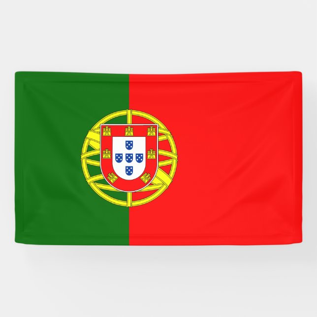Portuguese Flag (Portugal) Banner (Horizontal)