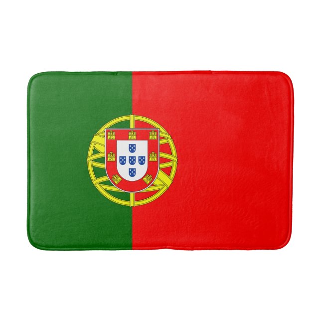 Portuguese Flag (Portugal) Bath Mat (Front)