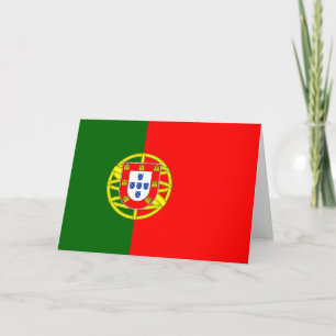Portuguese Flag (Portugal) Card