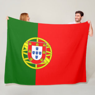 Portuguese Flag (Portugal) Fleece Blanket