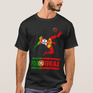 Portuguese Flag Portugal Soccer Portuguese Pride P T-Shirt