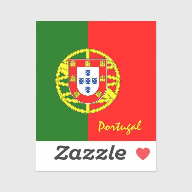 Portuguese Flag, Portugal stickers, country /sport (Sheet)
