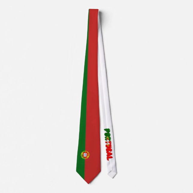 Portuguese flag tie (Front)