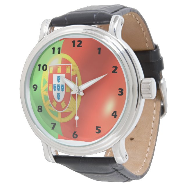 Portuguese Flag Watch (Angled)