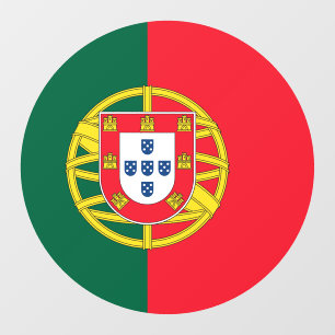 Portuguese flag window cling