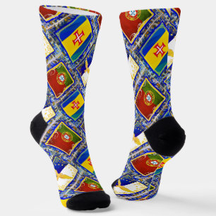 Portuguese flags socks