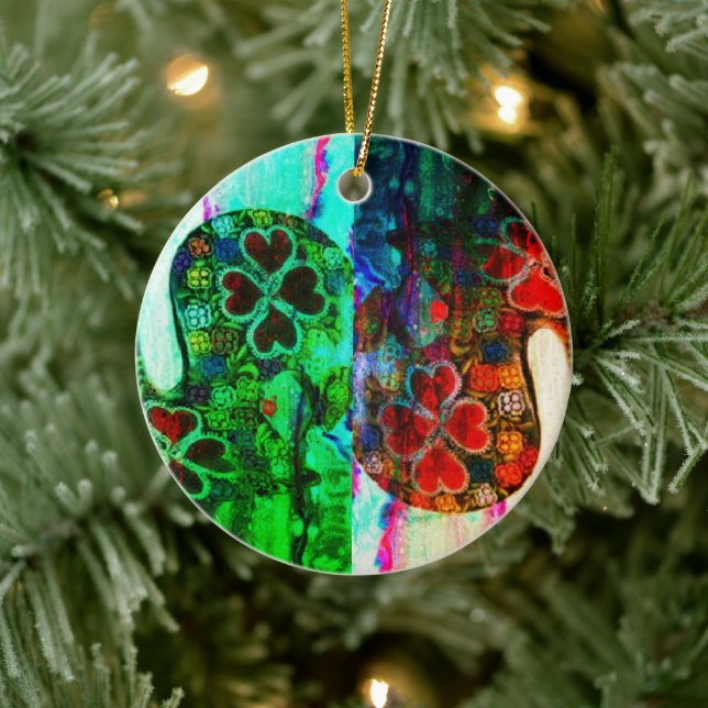 Portuguese folk art ceramic ornament (Tree)