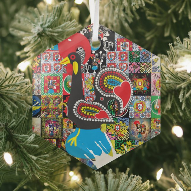 Portuguese folk art ceramic ornament (Insitu)