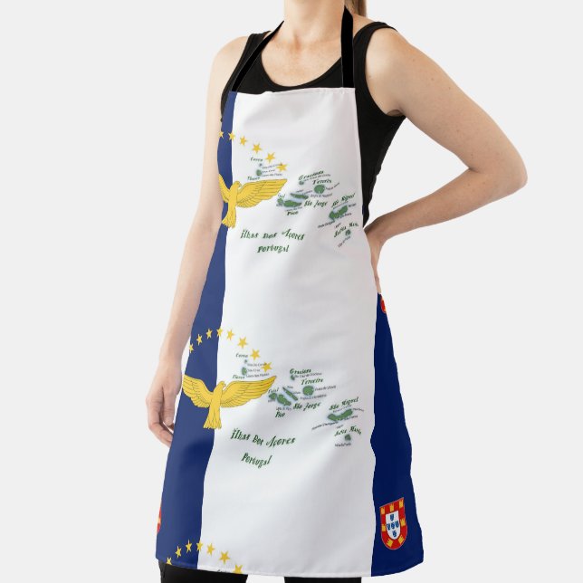Portuguese folk art design apron (Insitu)