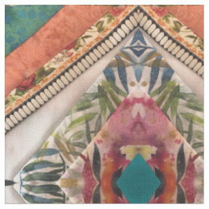 Portuguese folk art designs fabric