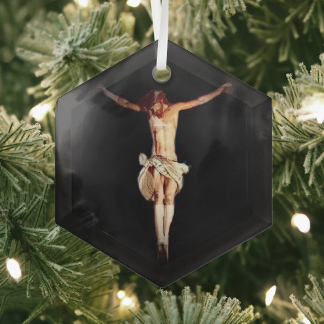 Portuguese folk art glass ornament (Insitu)