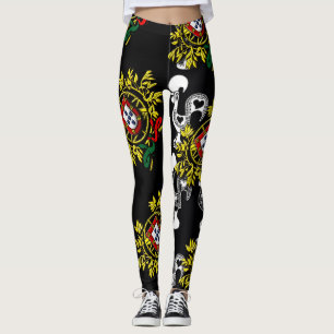 Portuguese folk art leggings