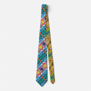 Portuguese folk art Neck Tie