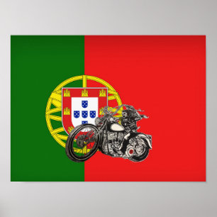 Portuguese folk art poster