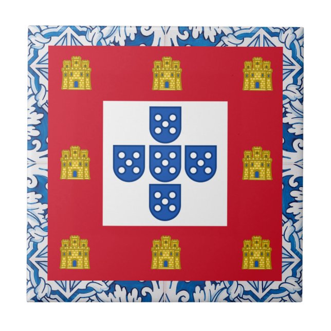 Portuguese folk art tile (Front)