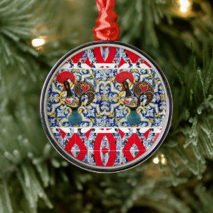 Portuguese folk music metal ornament