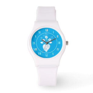Portuguese folk romantic heart in blossom watch