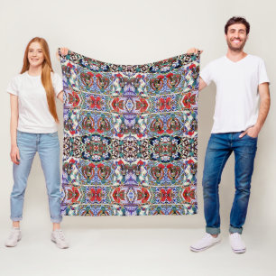 Portuguese Galo de Barcelos Fleece Blanket