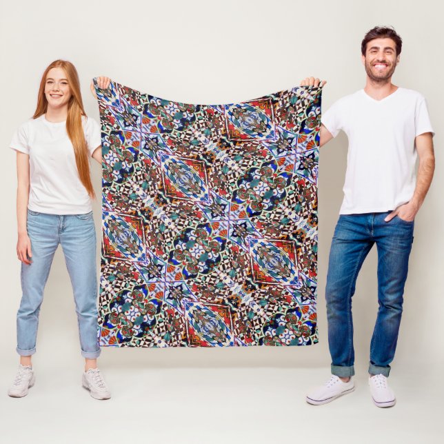 Portuguese Galo de Barcelos  Fleece Blanket (In Situ)