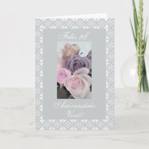 Portuguese - Grandma's 92th birthday Card