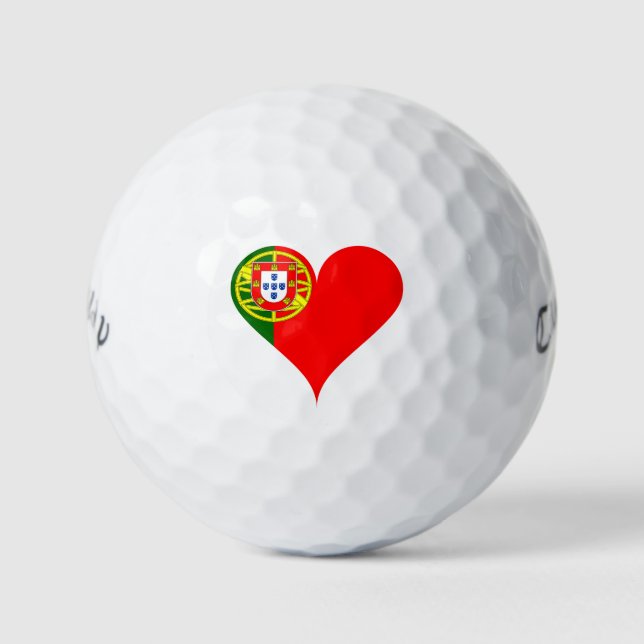 Portuguese heart golf balls (Front)