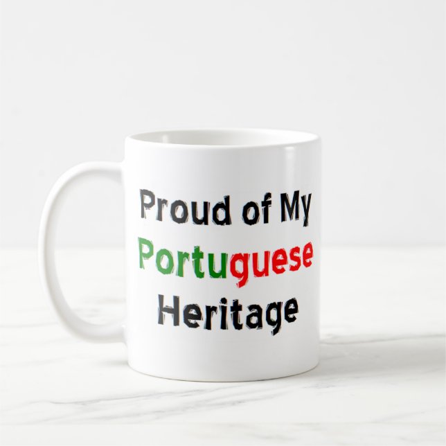 portuguese heritage coffee mug (Left)