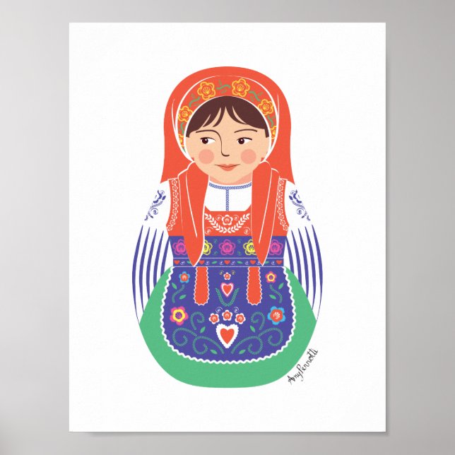 Portuguese Matryoshka Poster (Front)