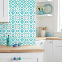 Portuguese Mediterranean Fresh Turquoise White