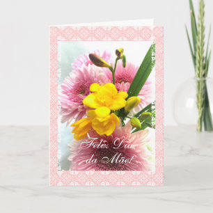 Portuguese: Mother's day / Dia da Mãe Card