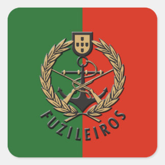 Portuguese Navy Marines "Fuzileiros" Square Sticker