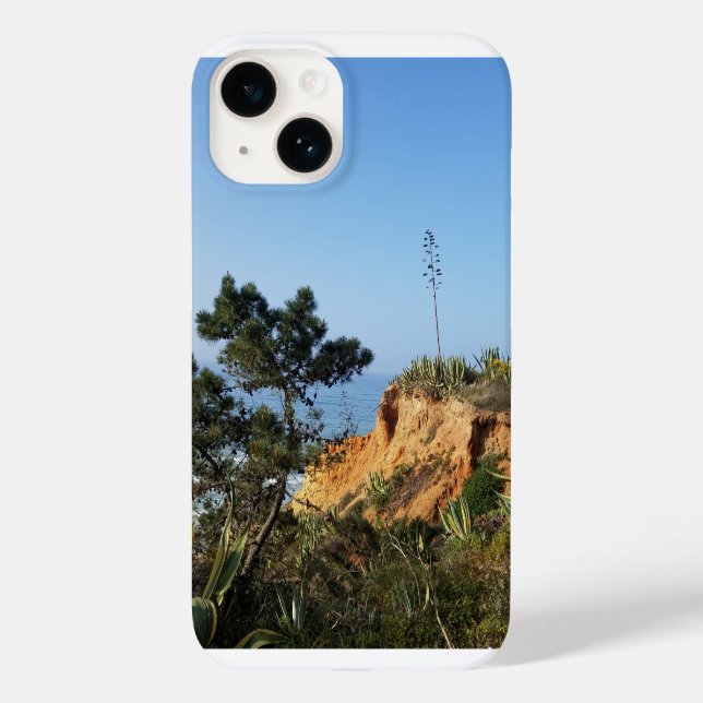 Portuguese Ocean Beach Cliff View iPhone 14 Case (Back)