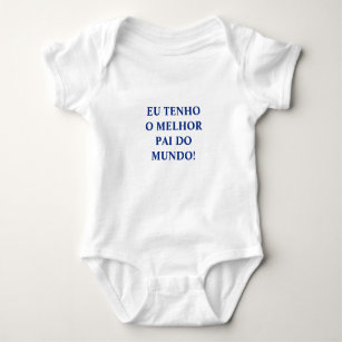 Portuguese "Pai" baby bodysuit