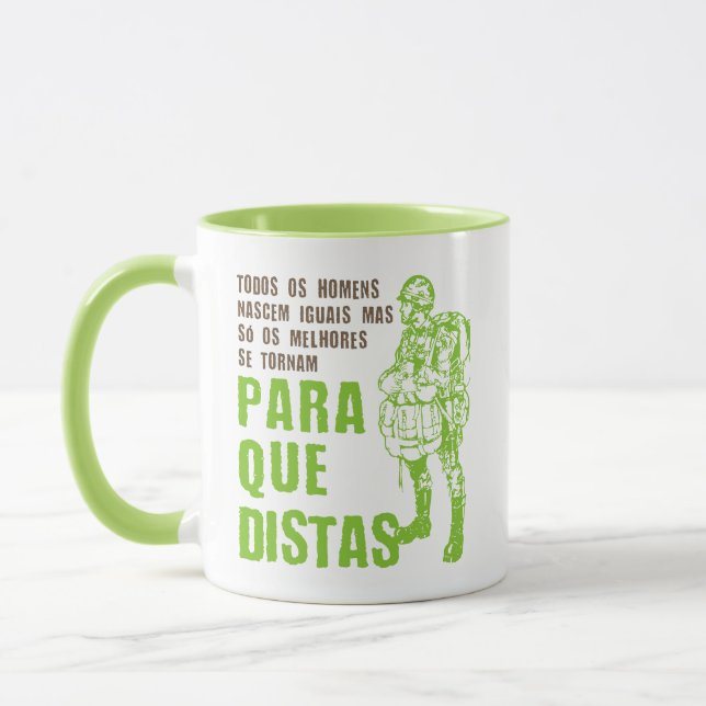Portuguese Paratrooper Quote Mug (Left)