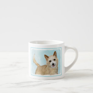 Portuguese Podengo Pequeno Painting - Original Art Espresso Cup