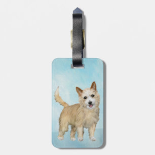 Portuguese Podengo Pequeno Painting - Original Art Luggage Tag