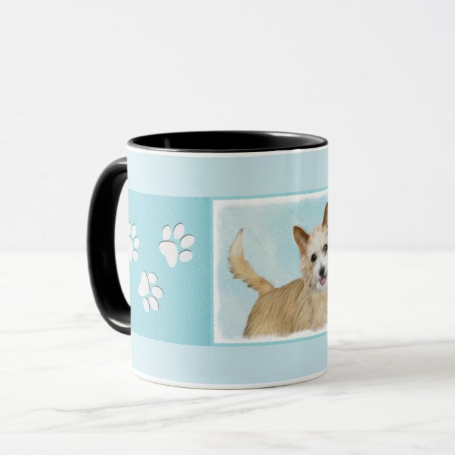 Portuguese Podengo Pequeno Painting - Original Art Mug (Front Left)