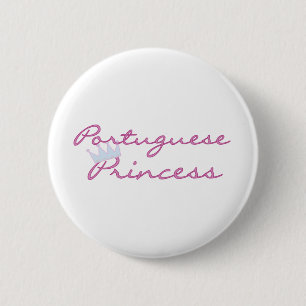 Portuguese Princess 2 Inch Round Button
