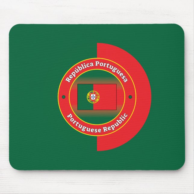 Portuguese Republic Mouse Pad (Front)