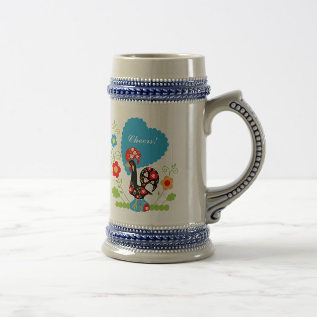 Portuguese Rooster Beer Stein (Right)