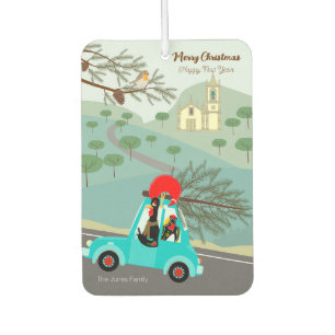 Portuguese Rooster Christmas festive ride Air Freshener