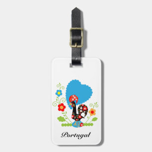 Portuguese Rooster Luggage Tag