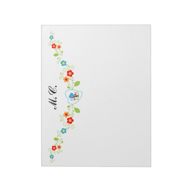 Portuguese Rooster Notepad (Rotated)