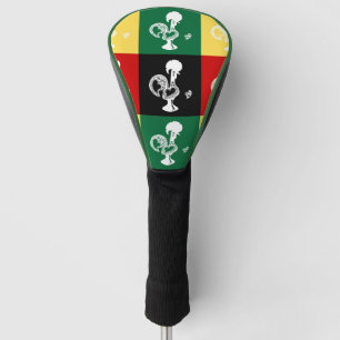 Portuguese Rooster of Barcelos colourful pattern Golf Head Cover