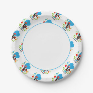 Portuguese Rooster  Paper Plate