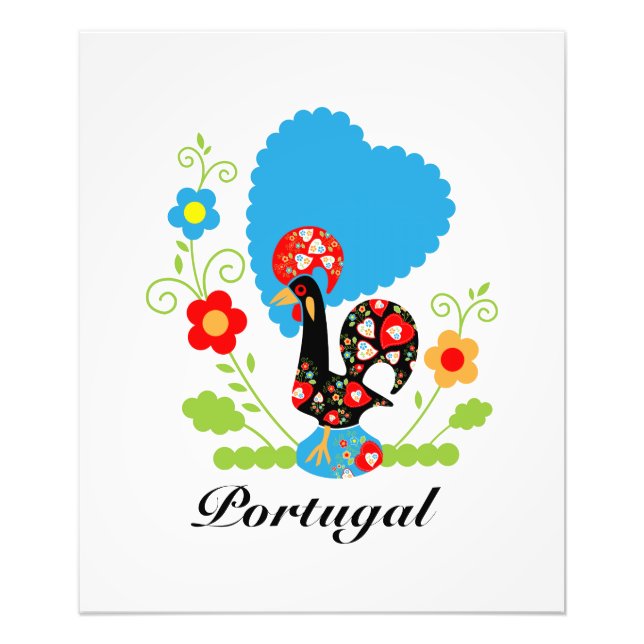 Portuguese Rooster Photo Print (Front)