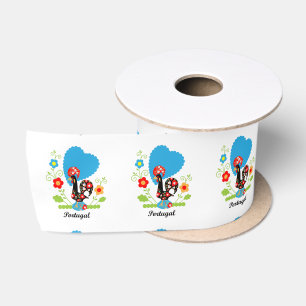 Portuguese Rooster Satin Ribbon