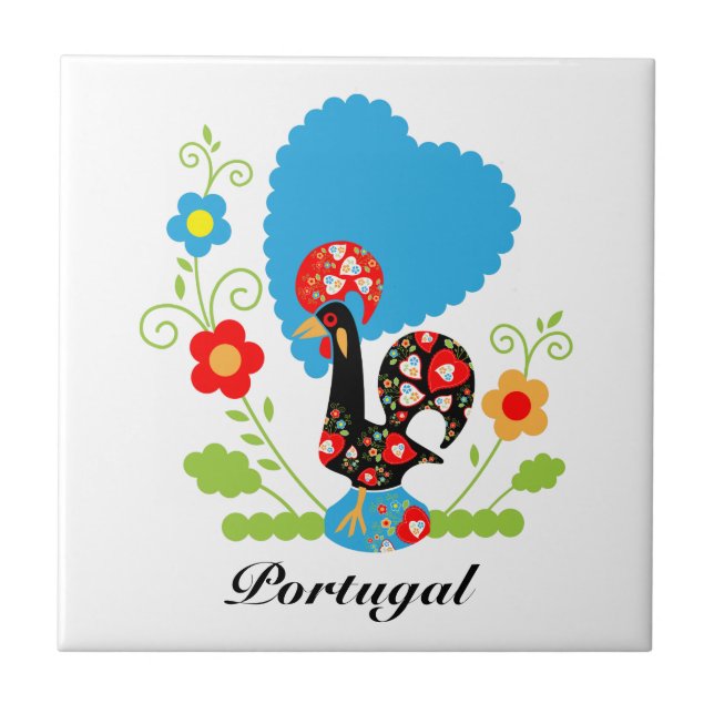Portuguese Rooster Tile (Front)