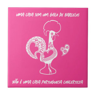 Portuguese Rooster Tile
